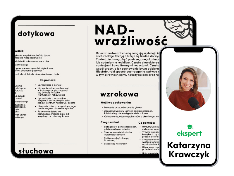 Ściągawka sensoryczna dla rodziców