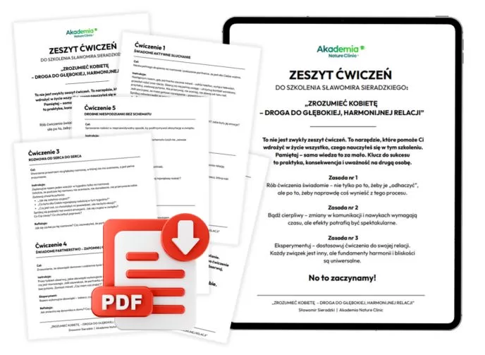 zeszyt ćwiczeń do szkolenia "Zrozumieć Kobietę"