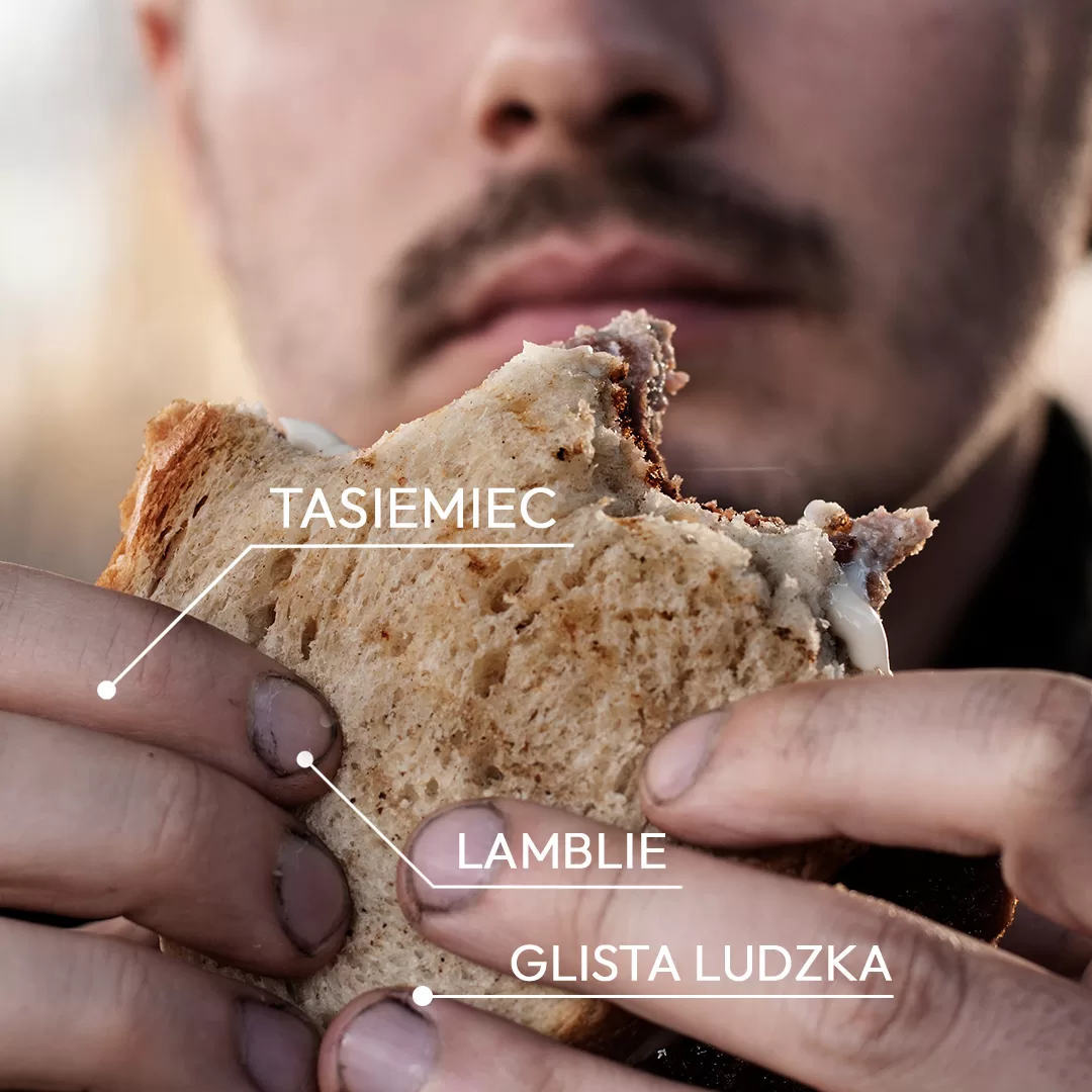 pasożyty w ciele ludzkim